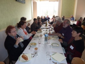 Parvis photo lyon repas Marc