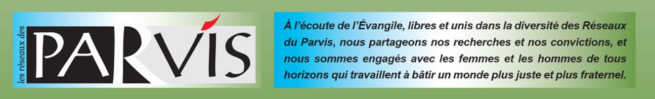 Réseaux du Parvis: Chrétiens en liberté pour d'autres visages d'Eglise. Logo